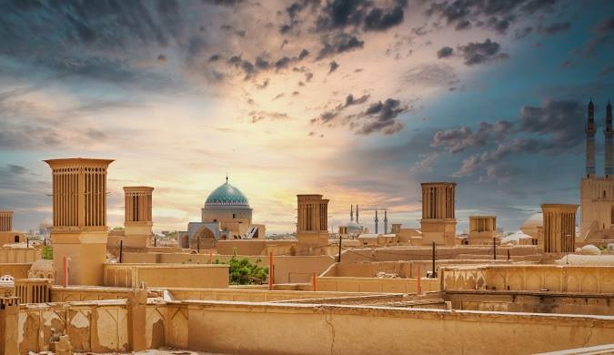 سایبان برقی در یزد