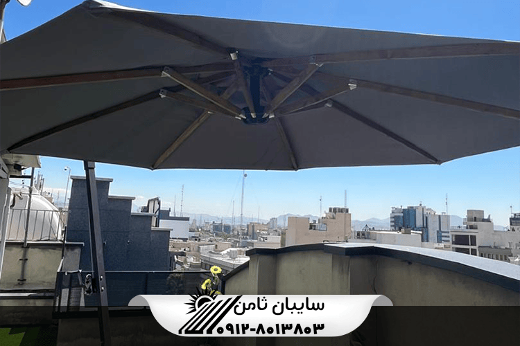 خرید سایبان برقی چتری با کیفیت و دوام بالا