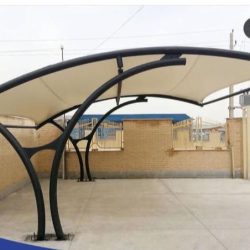 سایبان پارکینگ کنسولی بدون پایه برای فضاهای کوچک