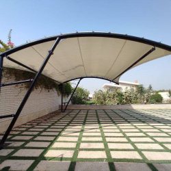 سایبان پارکینگ آلومینیومی برای پارکینگ اداره
